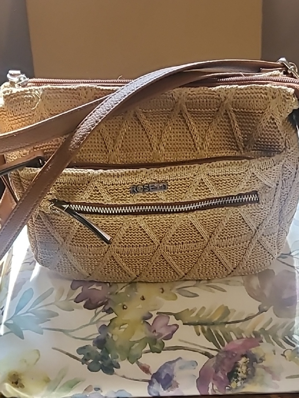 Diamond Weave Crossbody